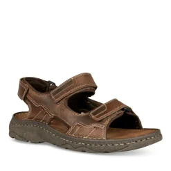Sandales MARRON Homme CUIR Scratch