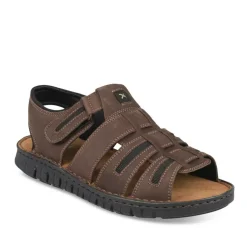 Sandales MARRON Homme CUIR