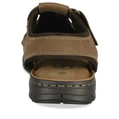 Sandales MARRON Homme CUIR Motif Uni Scratch