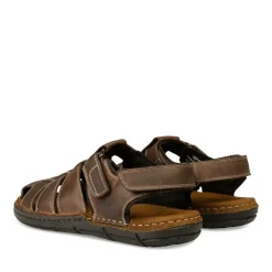 Sandales MARRON Homme CUIR Scratch