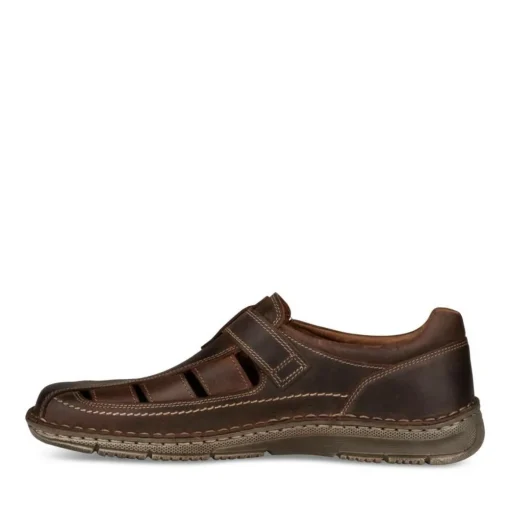 Sandales MARRON Homme CUIR Scratch