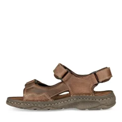 Sandales MARRON Homme CUIR Scratch