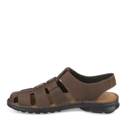 Sandales MARRON Homme CUIR Scratch
