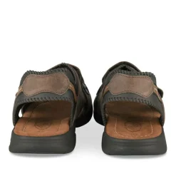 Sandales MARRON Homme CUIR Motif Uni Scratch