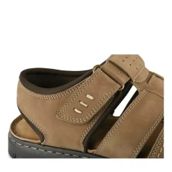 Sandales MARRON Homme CUIR Motif Uni Scratch