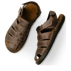 Sandales MARRON Homme CUIR Scratch