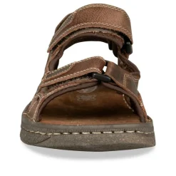 Sandales MARRON Homme CUIR Scratch