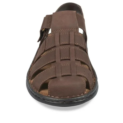 Sandales MARRON Homme CUIR Scratch