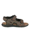 Sandales MARRON Homme Motif Uni Scratch