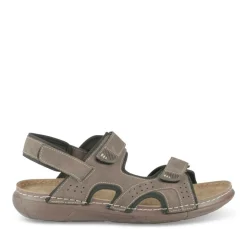 Sandales MARRON Homme Motif Uni Scratch