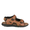 Sandales MARRON Homme Motif Uni Scratch