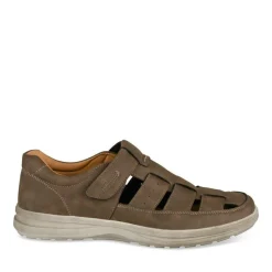Sandales MARRON Homme Motif Uni Scratch
