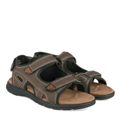 Sandales MARRON Homme Motif Uni Scratch