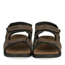 Sandales MARRON Homme Motif Uni Scratch