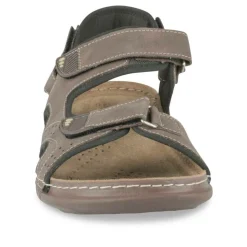 Sandales MARRON Homme Motif Uni Scratch