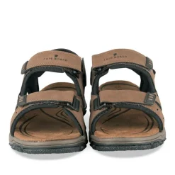 Sandales MARRON Homme Motif Uni Scratch