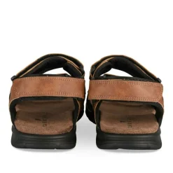 Sandales MARRON Homme Motif Uni Scratch