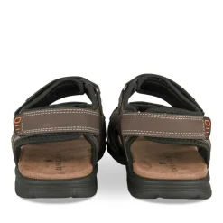 Sandales MARRON Homme Motif Uni Scratch