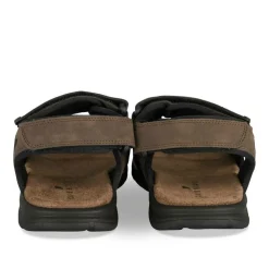 Sandales MARRON Homme Motif Uni Scratch