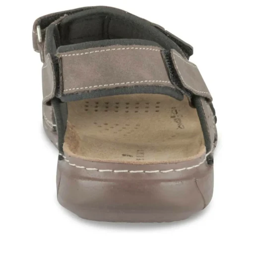 Sandales MARRON Homme Motif Uni Scratch