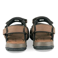 Sandales MARRON Homme Motif Uni Scratch