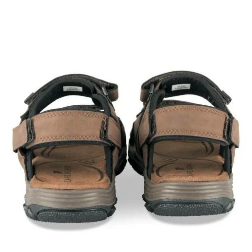Sandales MARRON Homme Motif Uni Scratch