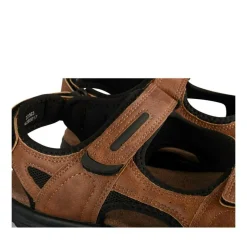 Sandales MARRON Homme Motif Uni Scratch