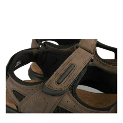 Sandales MARRON Homme Motif Uni Scratch