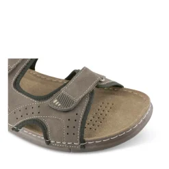 Sandales MARRON Homme Motif Uni Scratch