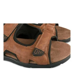 Sandales MARRON Homme Motif Uni Scratch