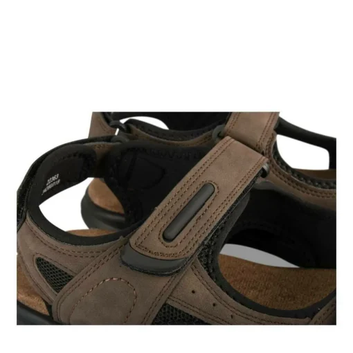 Sandales MARRON Homme Motif Uni Scratch
