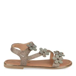 Sandales METALLISE Fille Motif Paillettes Scratch