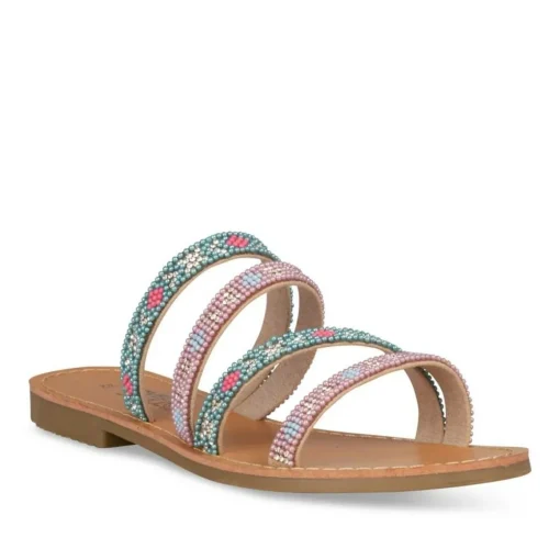 Sandales METALLISE Fille A Enfiler