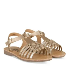 Sandales METALLISE Fille Motif Iridescent Scratch