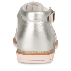 Sandales METALLISE Fille CUIR Boucle