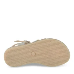 Sandales METALLISE Fille CUIR Motif Iridescent Boucle