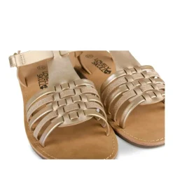 Sandales METALLISE Fille Motif Iridescent Scratch