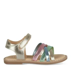 Sandales MULTICOLOR Fille CUIR Motif Multicolore Scratch