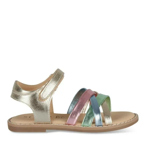 Sandales MULTICOLOR Fille CUIR Motif Multicolore Scratch