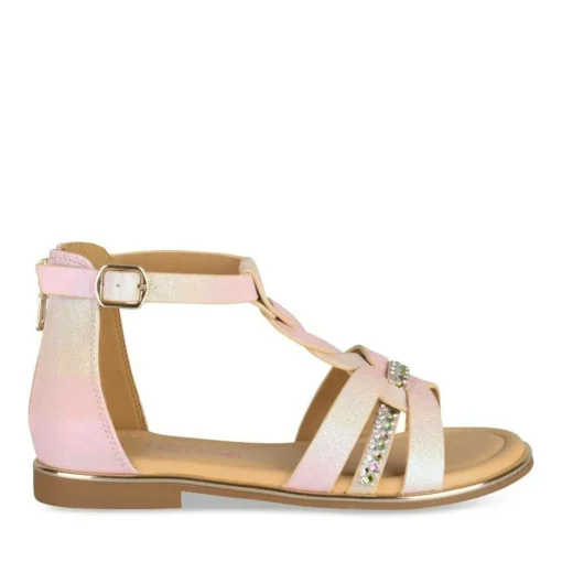 Sandales MULTICOLOR Fille Motif Paillettes Fermeture éclair