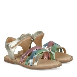 Sandales MULTICOLOR Fille CUIR Motif Multicolore Scratch