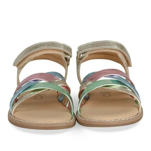 Sandales MULTICOLOR Fille CUIR Motif Multicolore Scratch