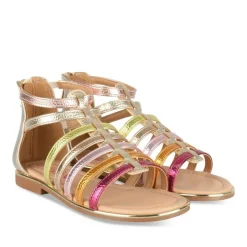 Sandales MULTICOLOR Fille Motif Multicolore Fermeture éclair