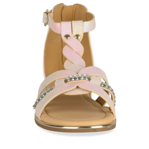 Sandales MULTICOLOR Fille Motif Paillettes Fermeture éclair