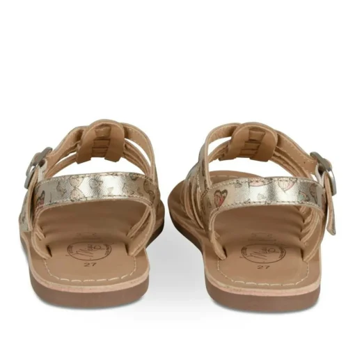 Sandales MULTICOLOR Fille CUIR Motif Animal Boucle