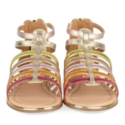 Sandales MULTICOLOR Fille Motif Multicolore Fermeture éclair