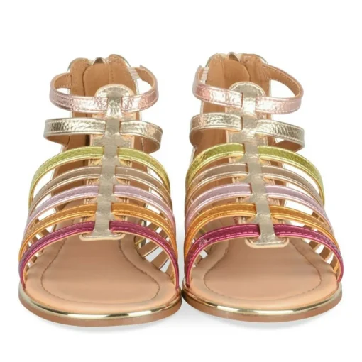 Sandales MULTICOLOR Fille Motif Multicolore Fermeture éclair