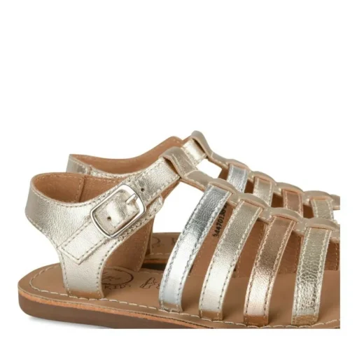 Sandales MULTICOLOR Fille CUIR Motif Iridescent Boucle