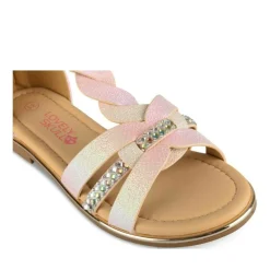 Sandales MULTICOLOR Fille Motif Paillettes Fermeture éclair