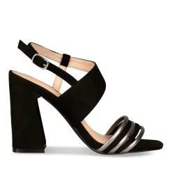 Sandales NOIR Femme Boucle